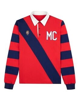 Mcfly Classic Fit Striped Jersey Rugby Shirt